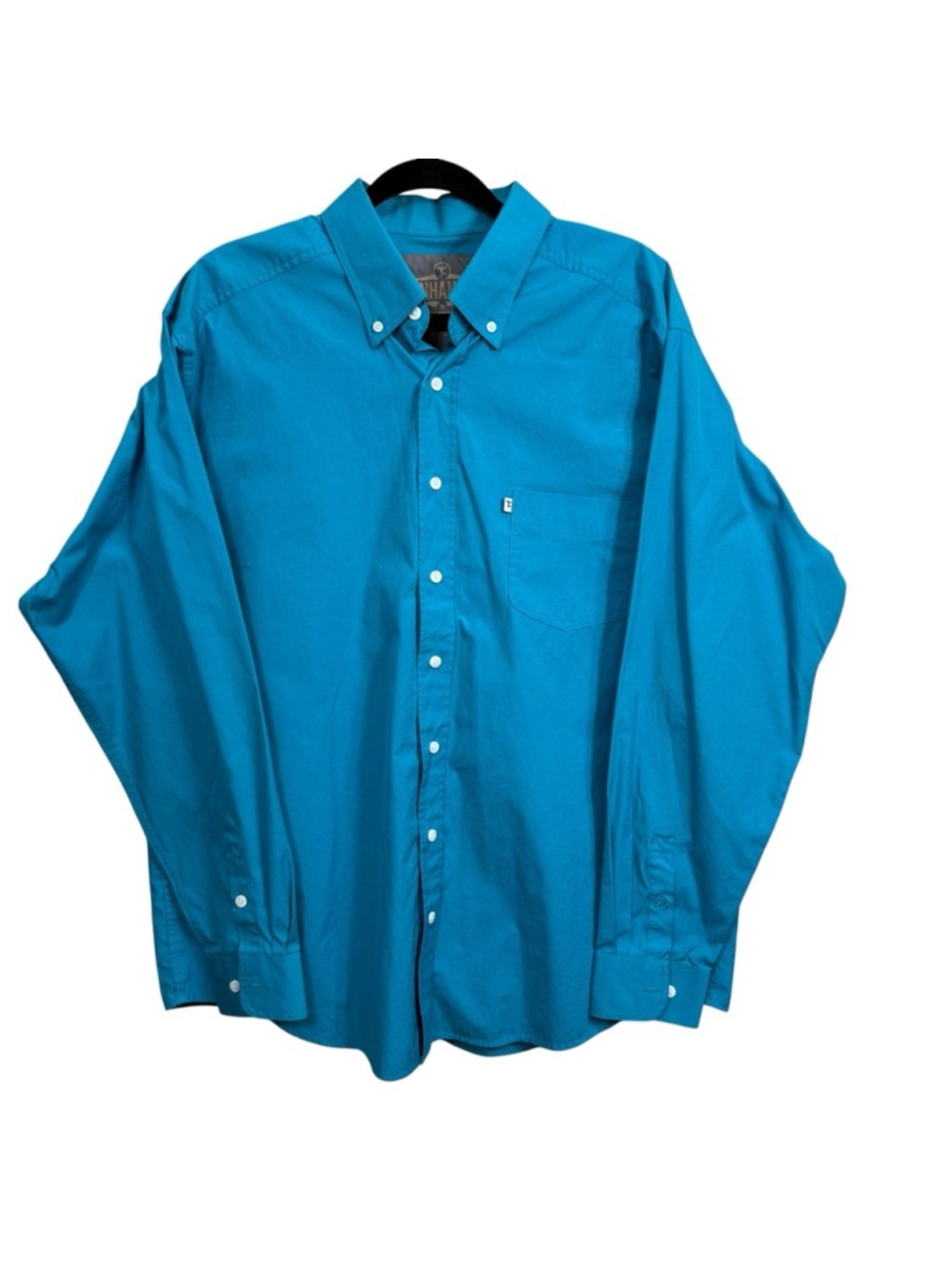 Panhandle Slim Tuf Cooper Performance Western Shirt XL Blue Vented Button Down